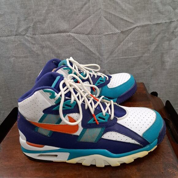 %Nike Air Trainer SC High Miami Dolphins 2020 CW6023-401 Men’s Size 9.5 / A 30 main image 6